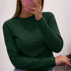 Massimo Dutti tamno zelena majica